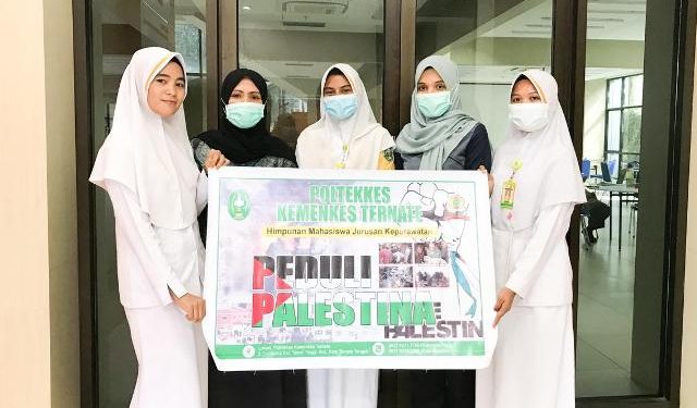 HMJ Keperawatan Poltekkes Ternate Salurkan Bantuan untuk Palestina