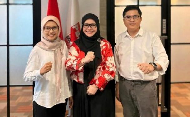 Hj Eka Usai Jalani Fit and Proper Tes di Kantor DPP PSI di Jakarta. (Dok : Istimewa)